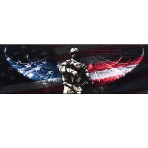 Patriotic Metal Plaque